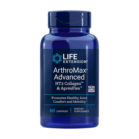 Life Extension Arthromax Advanced Για Τους Πόνους Των Αρθρώσεων 60 κάψουλες